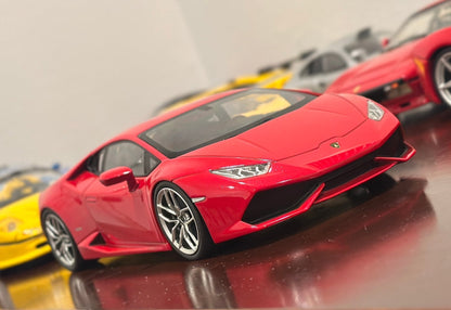 Kyosho Lamborghini Huracan Red 1/18 Scale Resin Model Car - Product Image