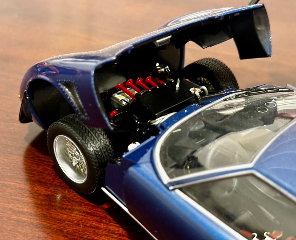 Kyosho Lamborghini Miura SVR-Jota Blue 1/18 Scale Diecast Model Car | New - Product Image