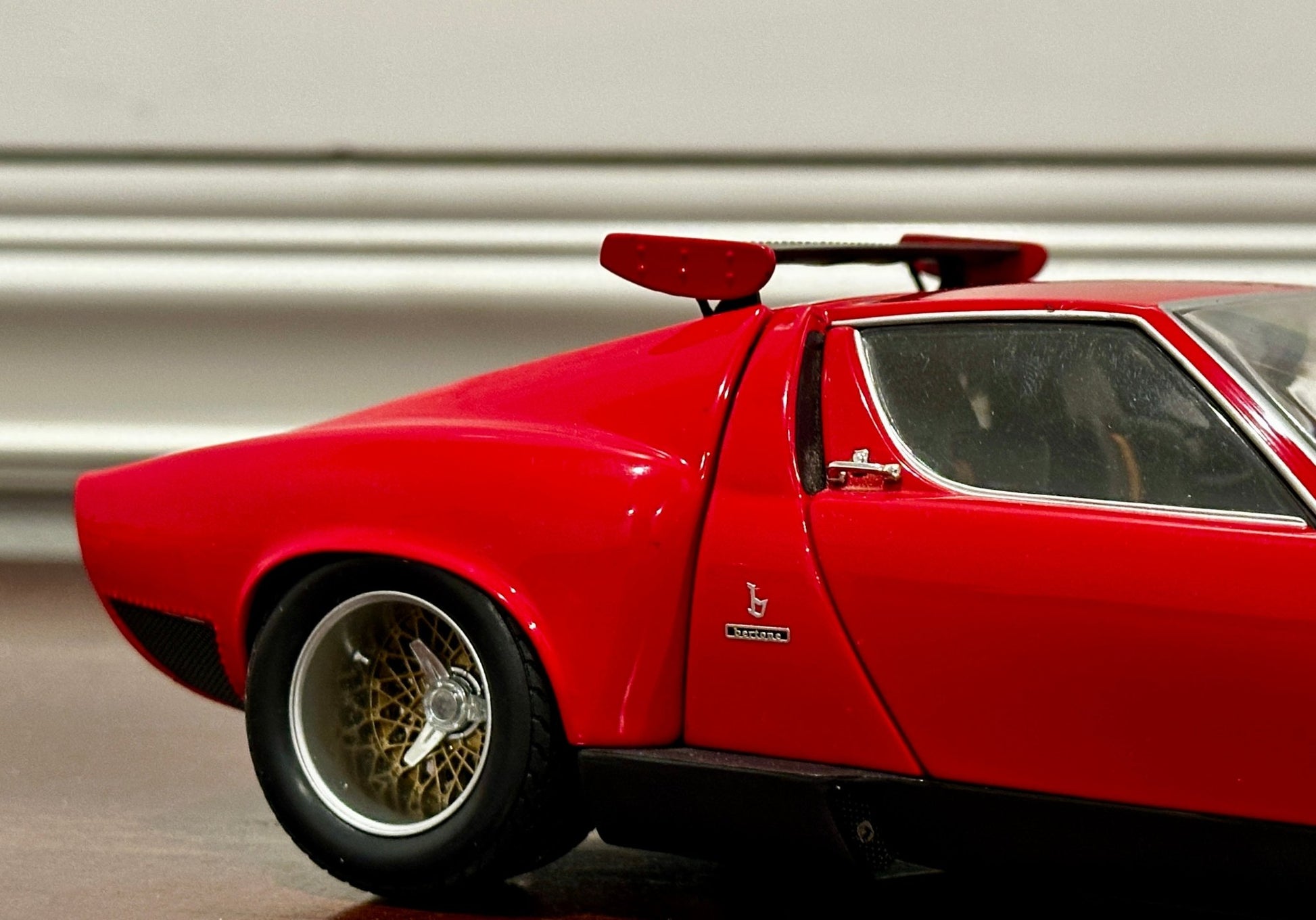 Kyosho Lamborghini Miura SVR Jota Red 1/18 Scale Diecast Model Car - Product Image