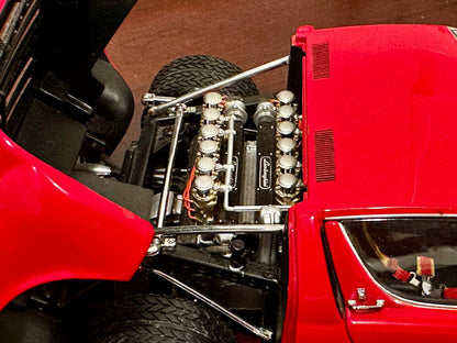 Kyosho Lamborghini Miura SVR Jota Red 1/18 Scale Diecast Model Car - Product Image