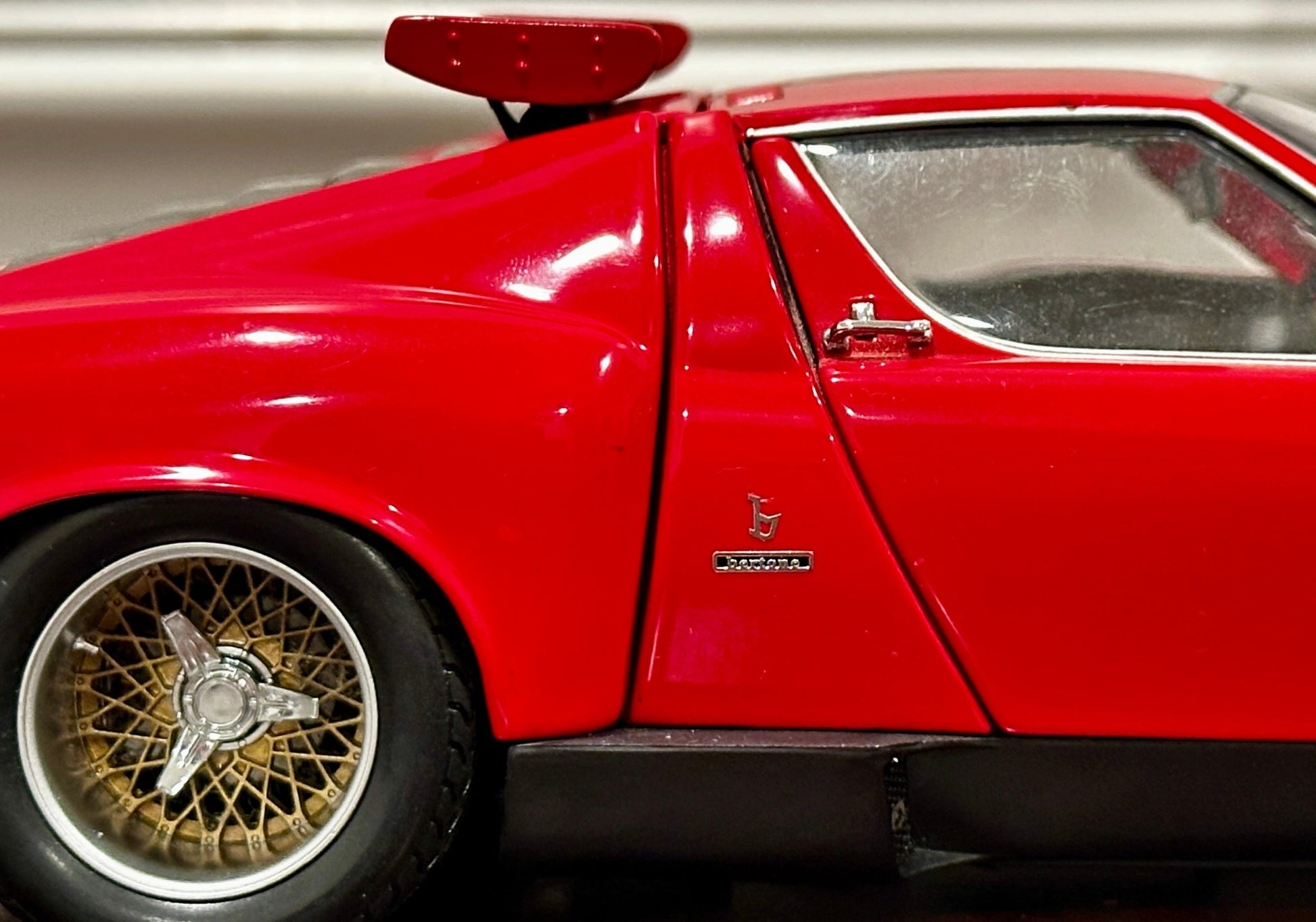 Kyosho Lamborghini Miura SVR Jota Red 1/18 Scale Diecast Model Car - Product Image