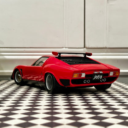 Kyosho Lamborghini Miura SVR Jota Red 1/18 Scale Diecast Model Car - Product Image