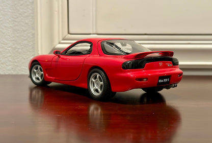Kyosho Mazda RX7 Red 1/18 Scale Diecast Model Car - Product Image