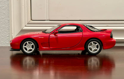 Kyosho Mazda RX7 Red 1/18 Scale Diecast Model Car - Product Image