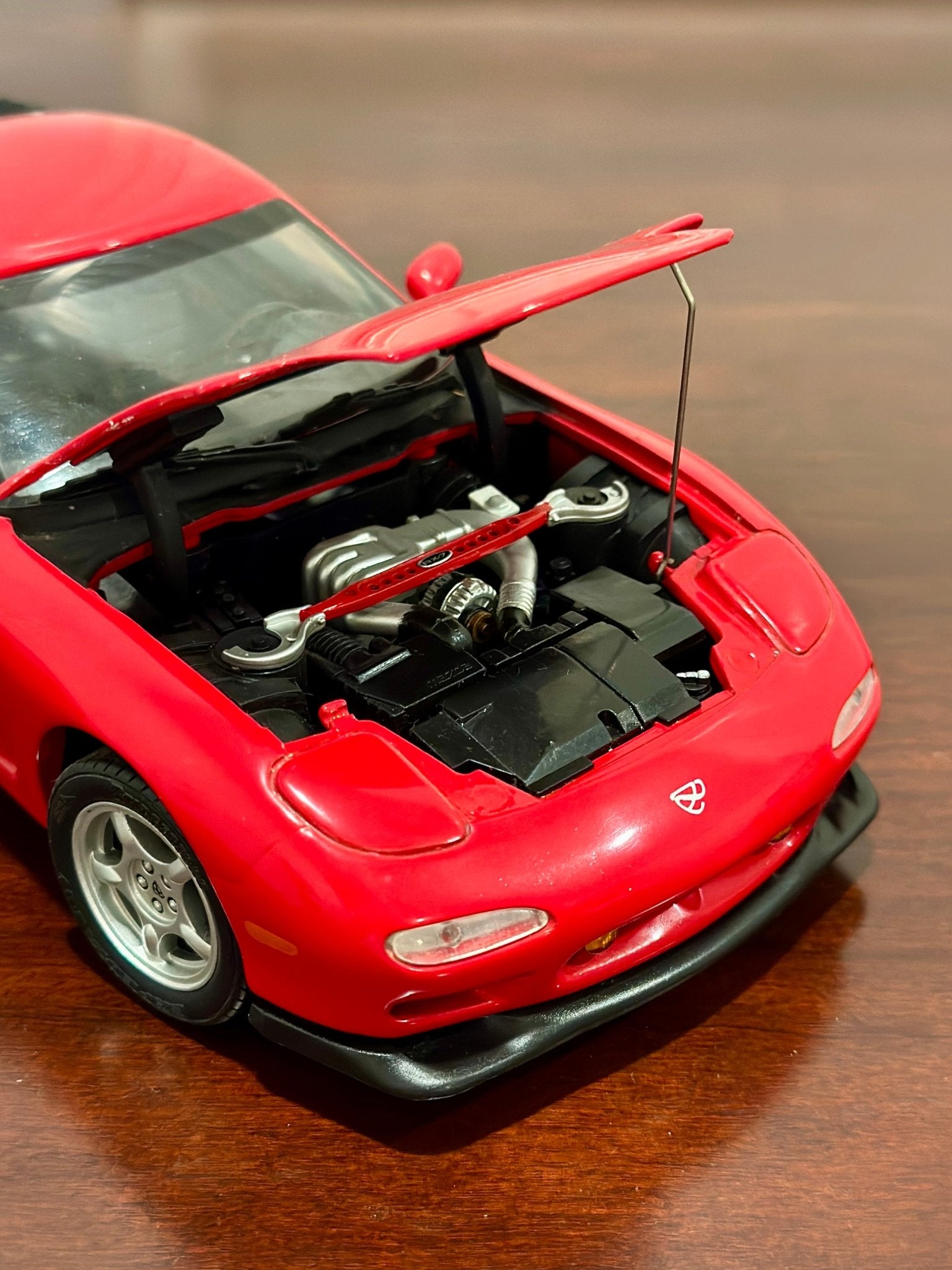Kyosho Mazda RX7 Red 1/18 Scale Diecast Model Car - Product Image