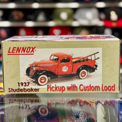 Lennox 1937 Studebaker Pickup With Custom Load 1/24 Scale Diecast Model Car - Product Image