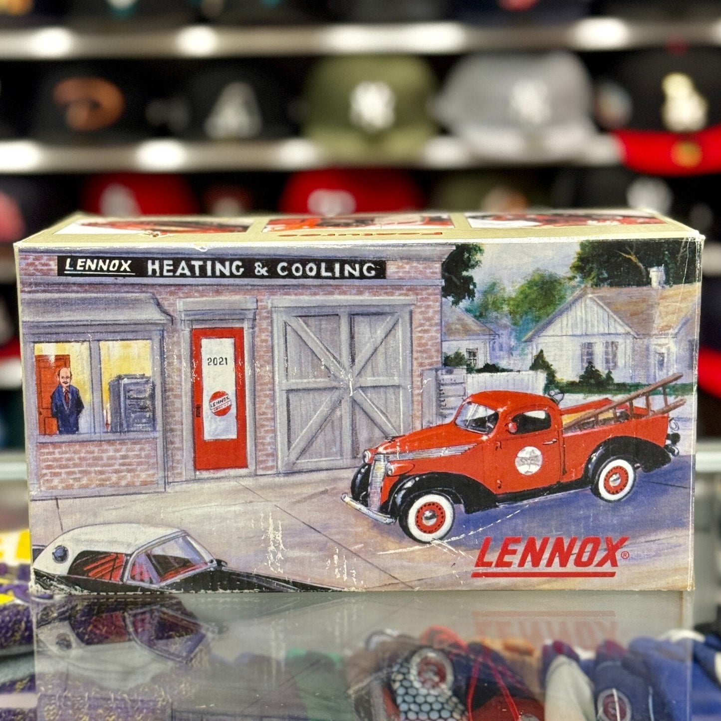 Lennox 1937 Studebaker Pickup With Custom Load 1/24 Scale Diecast Model Car - Product Image