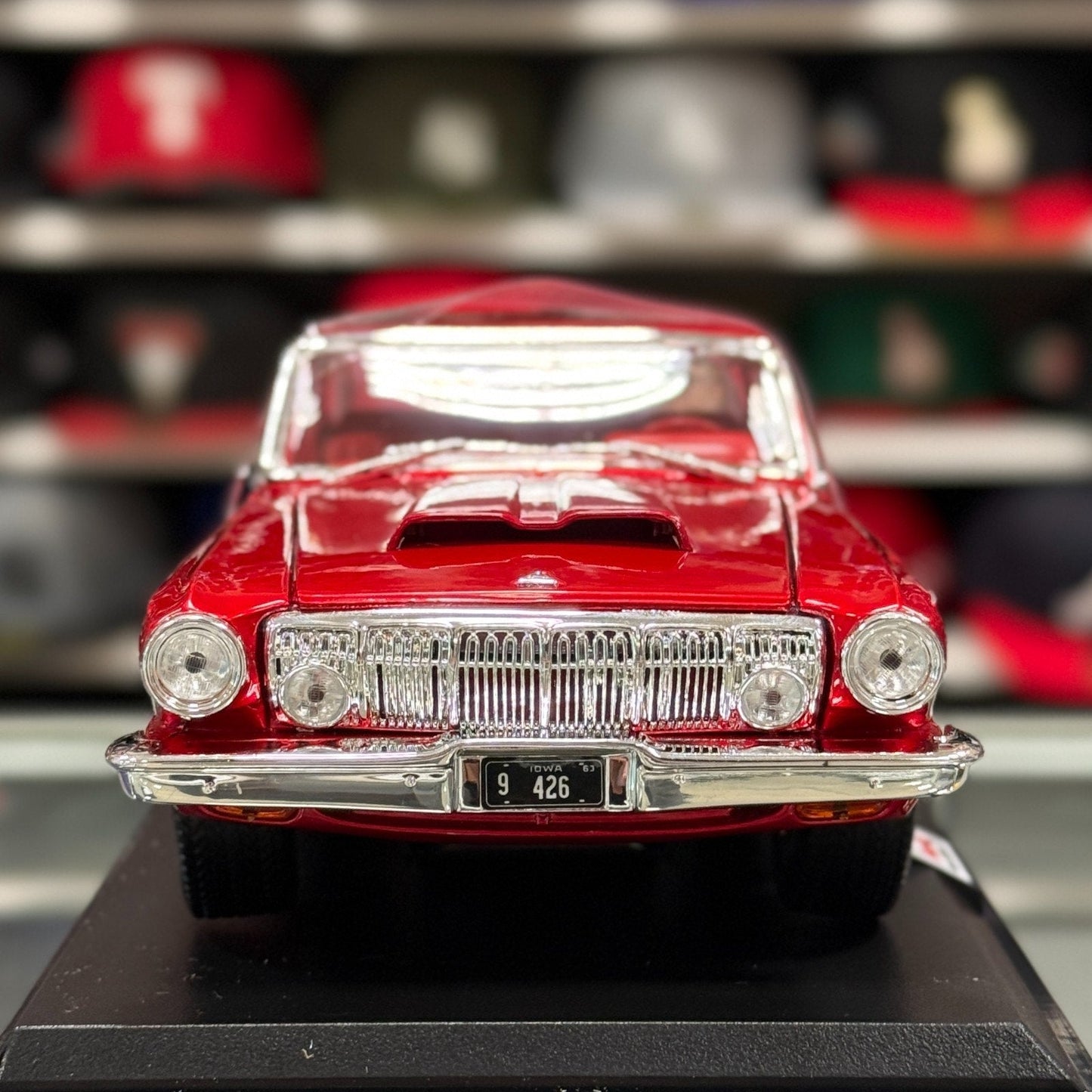 Maisto 1/18 1963 Dodge 330 Red Diecast Special Edition Model Car | New - Product Image