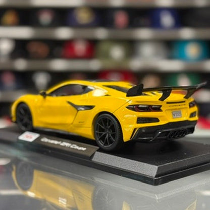 Maisto 1/18 Corvette ZR1 Coupe Yellow Special Edition Diecast Model Car | New - Product Image