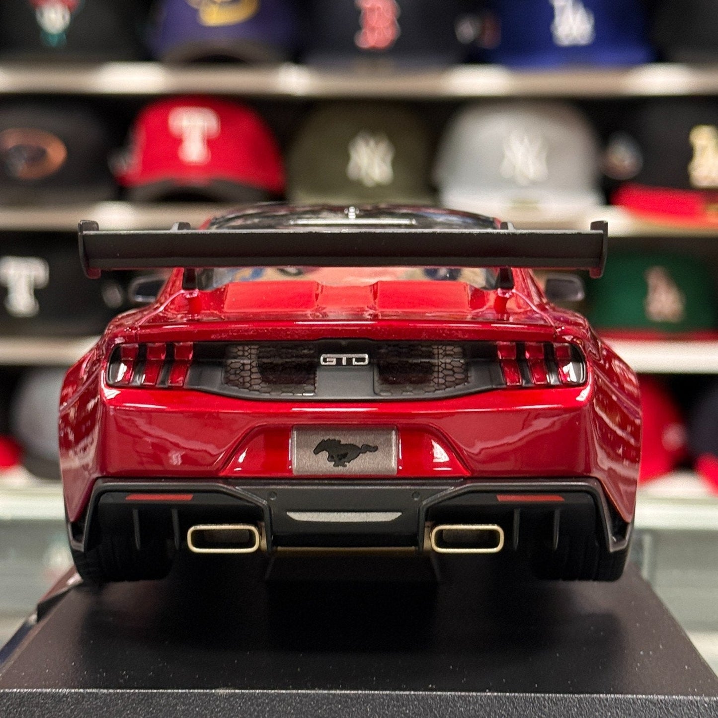 Maisto 1/18 Ford Mustang GTD Metallic Red Diecast Special Edition Model | New - Product Image