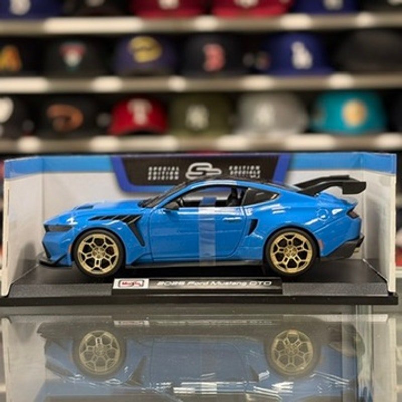 Maisto 1/18 Ford Mustang GTD Sonic Blue Diecast Special Edition Model | New - Product Image