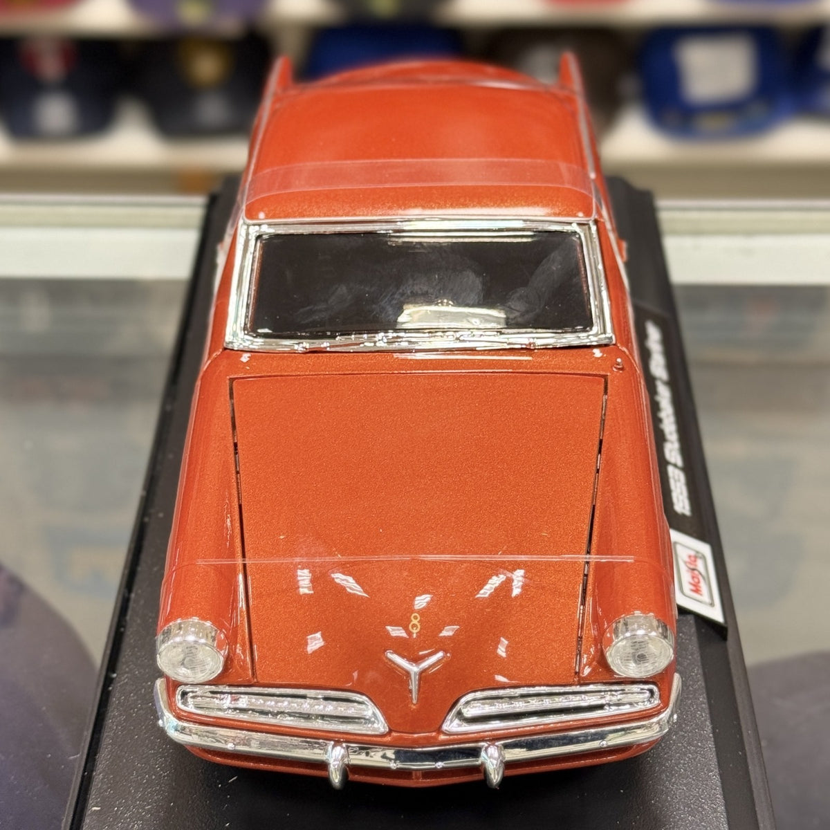 Maisto 1:18 1953 Studebaker Starliner Copper Orange Custom Special Edition Diecast | New - Product Image