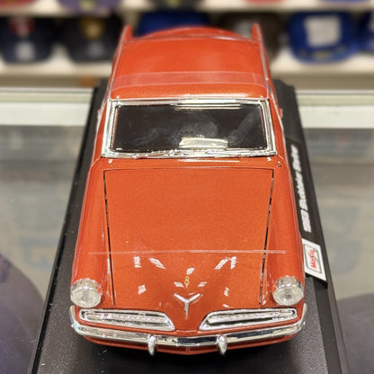 Maisto 1:18 1953 Studebaker Starliner Copper Orange Custom Special Edition Diecast | New - Product Image