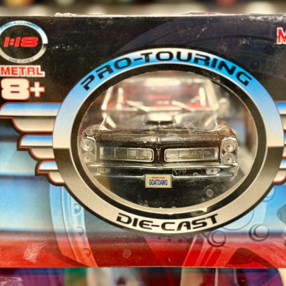 Maisto 1965 Pontiac GTO Black 1/18 Scale Diecast Model Car | New - Product Image