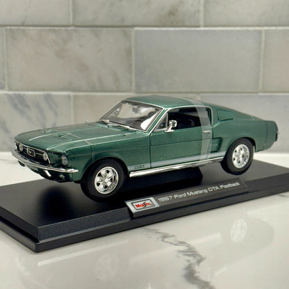 Maisto 1967 Ford Mustang GTA Fastback 1/18 Scale Diecast Model Car | New - Product Image