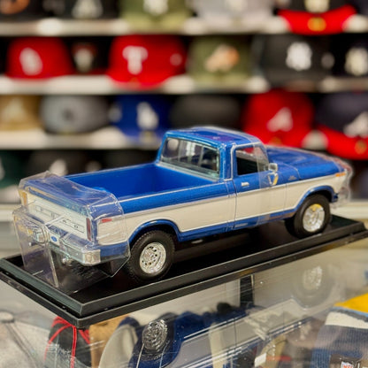 Maisto 1979 Ford F150 Ranger Blue w/ White 1/18 Scale Diecast Model Car | New - Product Image