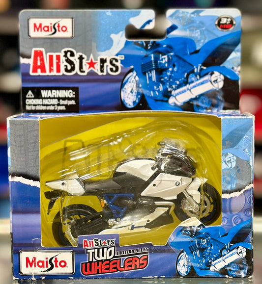 Maisto BMW Sports Motorcycle Motorbike 1/18 Scale Diecast Model Bike | New - Product Image