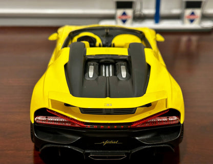 Maisto Bugatti Mistral Yellow 1/18 Scale Diecast Model Car - Product Image