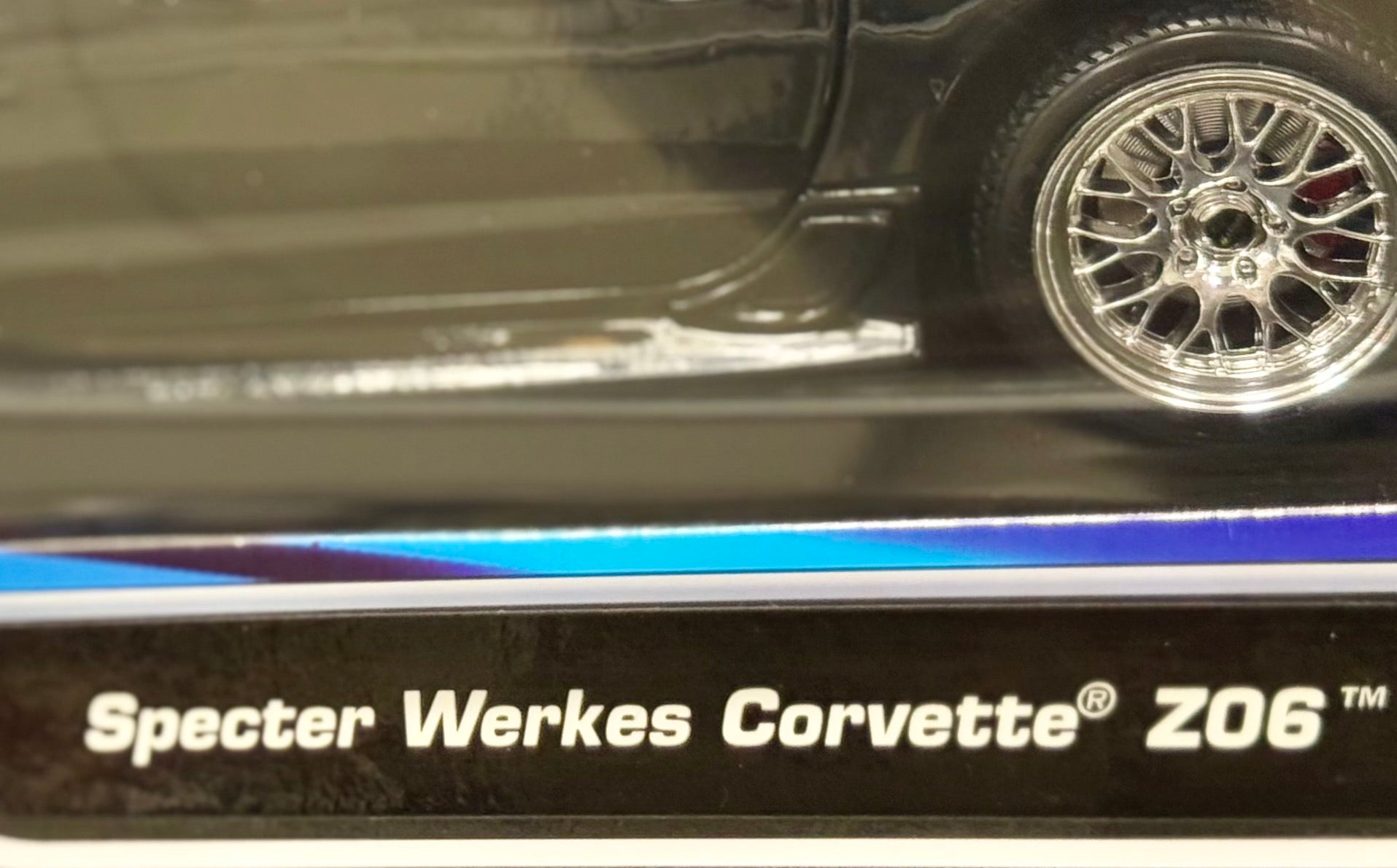 Maisto Corvette 'Specter Werkes' Z06 1/18 Scale Diecast Model Car | New - Product Image