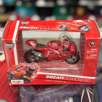 Maisto Ducati Corse Desmosedici 'Casey Stoner #27' 1/18 Scale Diecast Racing Motorcycle | New - Product Image