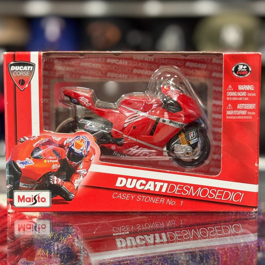 Maisto Ducati Corse Desmosedici 'Casey Stoner #27' 1/18 Scale Diecast Racing Motorcycle | New - Product Image