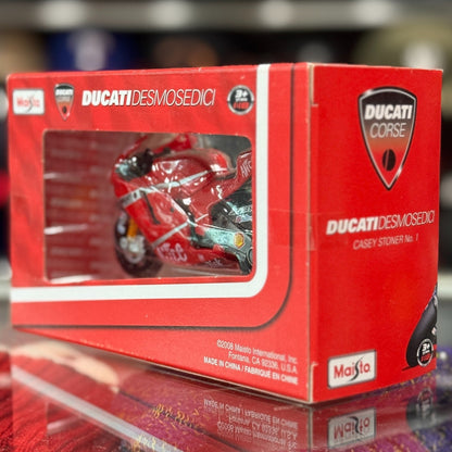 Maisto Ducati Corse Desmosedici 'Casey Stoner #27' 1/18 Scale Diecast Racing Motorcycle | New - Product Image