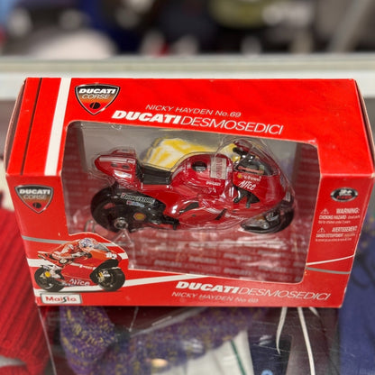 Maisto Ducati Corse Desmosedici 'Nicky Haden #69' 1/18 Scale Diecast Racing Motorcycle | New - Product Image