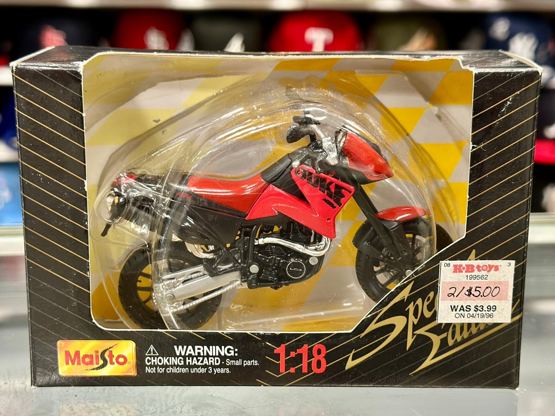 Maisto DUKE Motorcycle 1/18 Scale Diecast Model Bike | New - Product Image