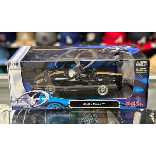 Maisto Ford Shelby Series 1 Black 1/18 Scale Diecast Model Car | New - Product Image