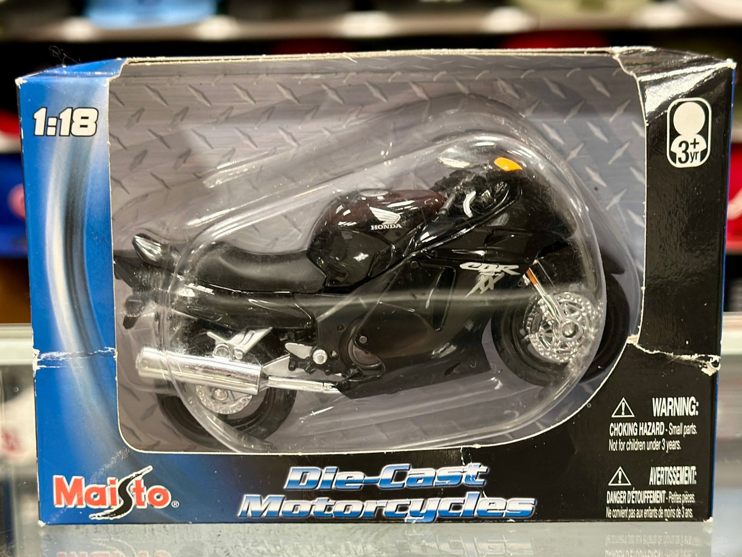 Maisto Honda CBR Motorcycle 1/18 Scale Diecast Model Bike | New - Product Image