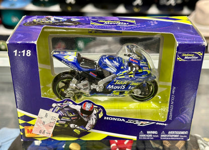 Maisto Honda RCV211 Movistar Racing Bike 1/18 Scale Diecast Model Bike | New - Product Image