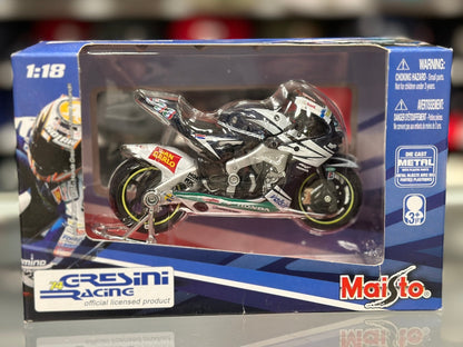 Maisto Honda RCV211 Movistar Racing Bike 1/18 Scale Diecast Model Bike | New - Product Image