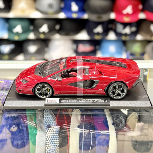 Maisto Lamborghini Countach LPI 800-4 Metallic Red 1/18 Scale Diecast Model Car | New - Product Image