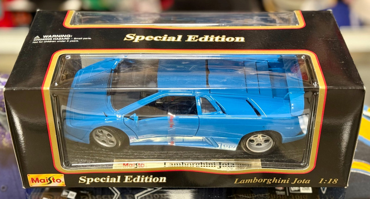 Maisto Lamborghini Diablo SE30 Jota Blue 1/18 Scale Diecast Model Car | New - Product Image