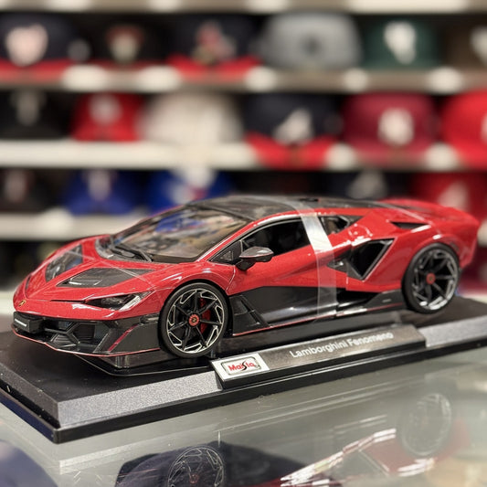 WORLD EXCLUSIVE - Maisto 1:18 Lamborghini Fenomeno in Deep Rosso Metallic RARE - Product Image