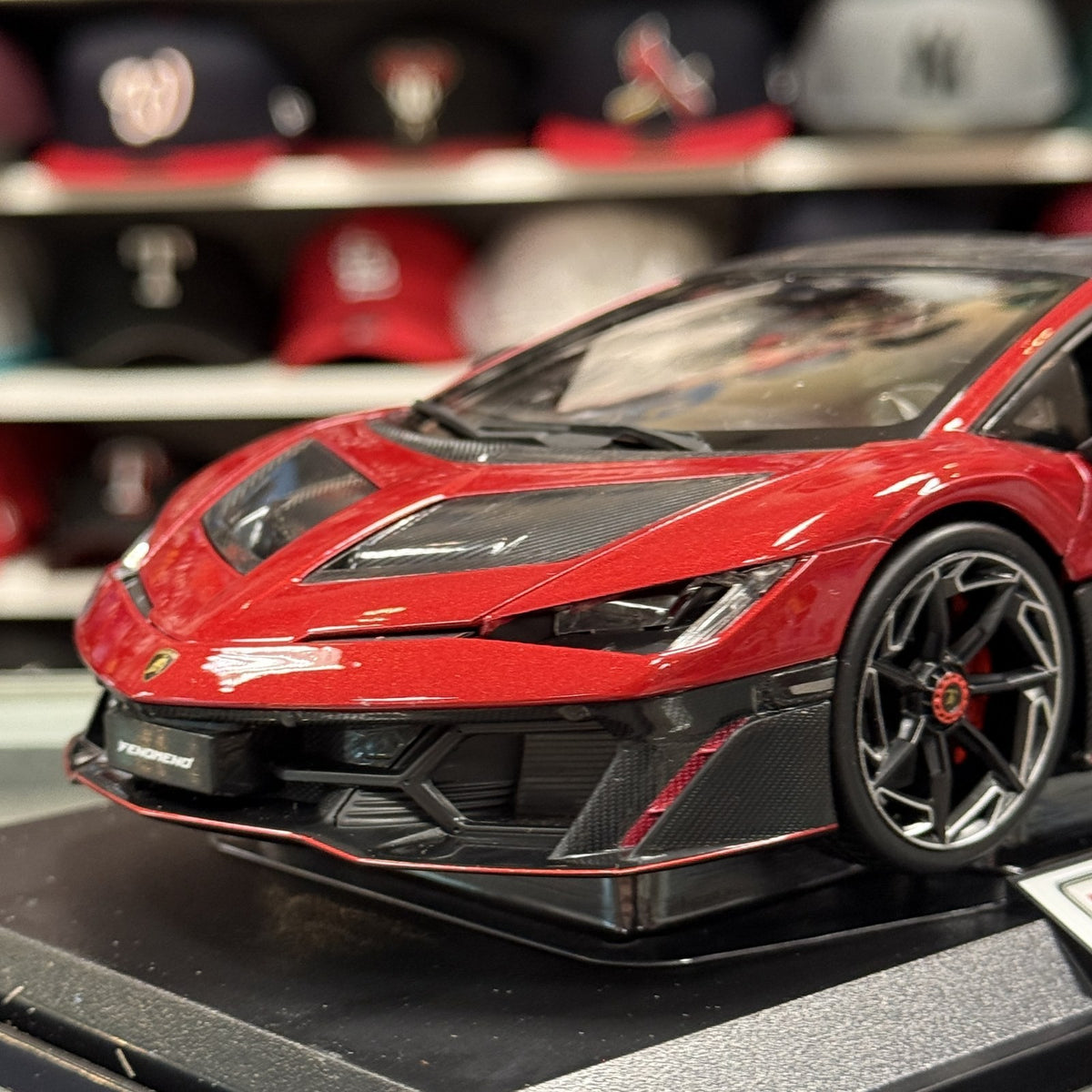 WORLD EXCLUSIVE - Maisto 1:18 Lamborghini Fenomeno in Deep Rosso Metallic RARE - Product Image