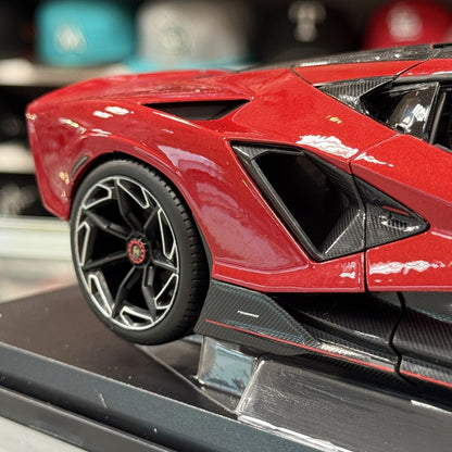 WORLD EXCLUSIVE - Maisto 1:18 Lamborghini Fenomeno in Deep Rosso Metallic RARE - Product Image