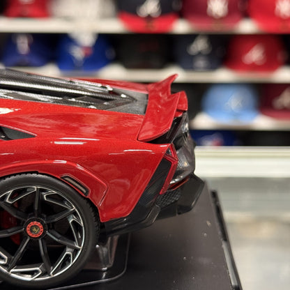 WORLD EXCLUSIVE - Maisto 1:18 Lamborghini Fenomeno in Deep Rosso Metallic RARE - Product Image