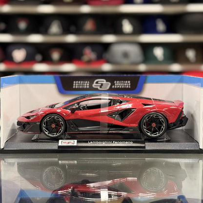 WORLD EXCLUSIVE - Maisto 1:18 Lamborghini Fenomeno in Deep Rosso Metallic RARE - Product Image