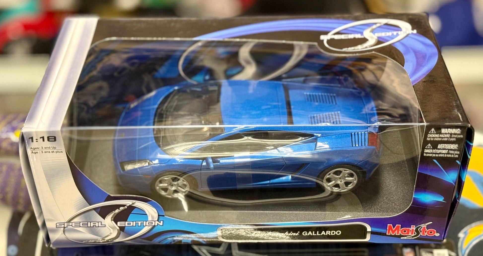 Maisto Lamborghini Gallardo Monterey Blue 1/18 Scale Diecast Model Car | New - Product Image