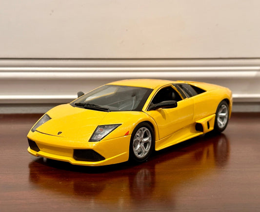 Maisto Lamborghini Murcielago LP-640 Yellow 1/18 Scale Diecast Model Car | New - Product Image