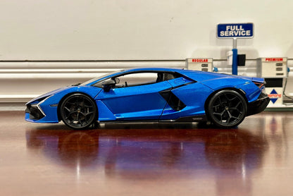 Maisto Lamborghini Revuelto Blue 1/18 Scale Diecast Model Car - Product Image