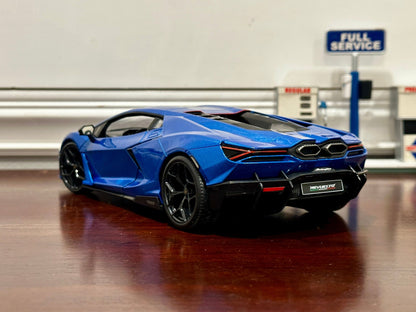 Maisto Lamborghini Revuelto Blue 1/18 Scale Diecast Model Car - Product Image