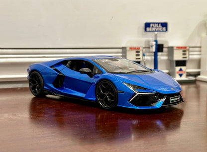 Maisto Lamborghini Revuelto Blue 1/18 Scale Diecast Model Car - Product Image