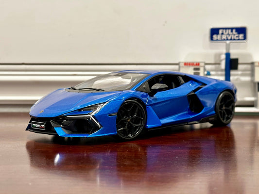 Maisto Lamborghini Revuelto Blue 1/18 Scale Diecast Model Car - Product Image