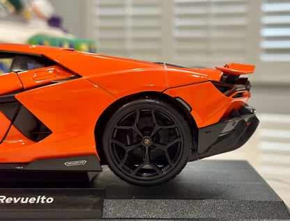 Maisto Lamborghini Revuelto Orange 1/18 Scale Diecast Model Car | New - Product Image