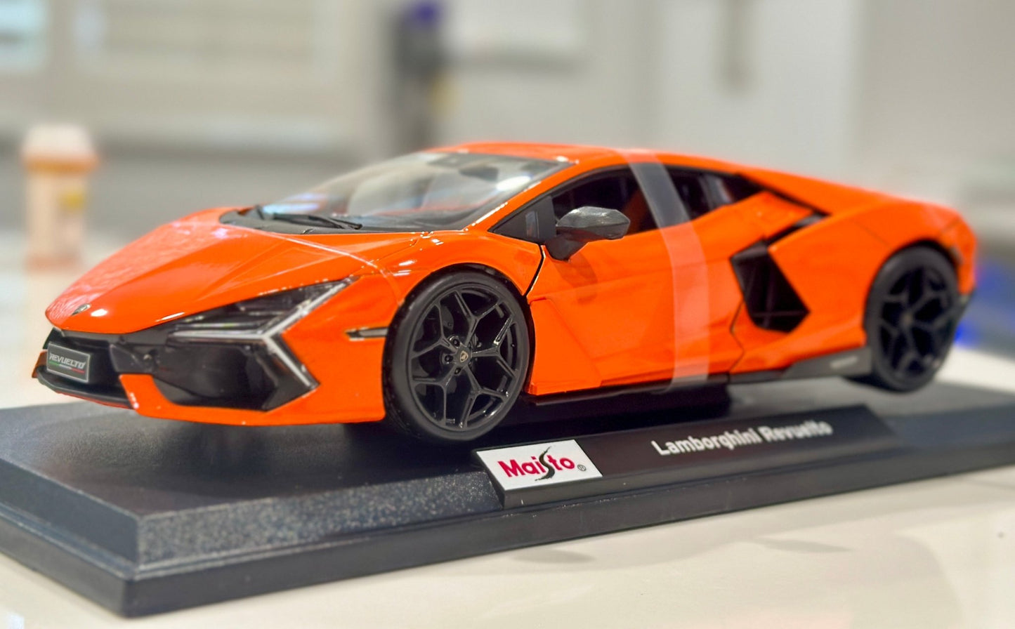 Maisto Lamborghini Revuelto Orange 1/18 Scale Diecast Model Car | New - Product Image
