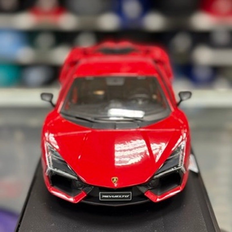 Maisto Lamborghini Revuelto Rosso Corsa Red 1/18 Scale Diecast Model Car | New - Product Image