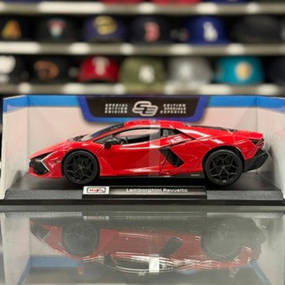 Maisto Lamborghini Revuelto Rosso Corsa Red 1/18 Scale Diecast Model Car | New - Product Image