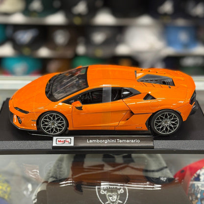 Maisto Lamborghini Temerario Orange 1/18 Scale Diecast Model Car | New - Product Image